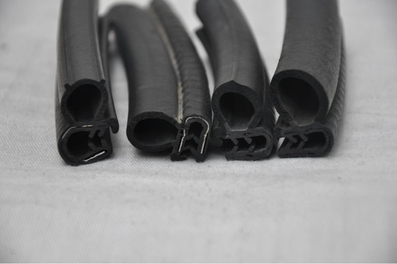 epdm/pvc Flocking auto rubber seal