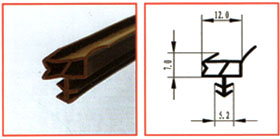 PVC wooden door seal