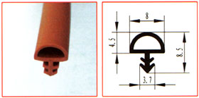 PVC wooden door seal