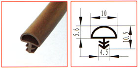 PVC wooden door seal