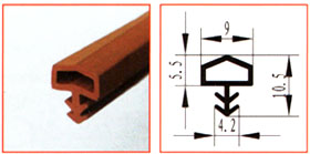 PVC wooden door seal