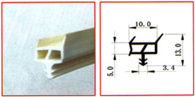 PVC wooden door seal