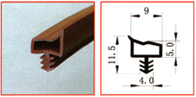 PVC wooden door seal