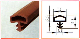 PVC wooden door seal