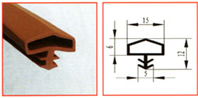 PVC wooden door seal