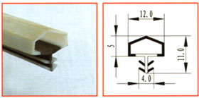 PVC wooden door seal