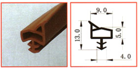 PVC wooden door seal